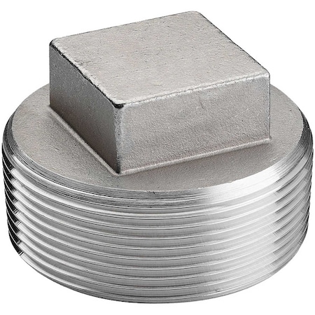 Kingdom 1-1/4 Plug, 304 Stainless Steel, MNPT, Class 150, 300 PSI K417-20